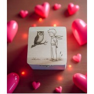 Wooden box with your choice engraving for wedding/baptism