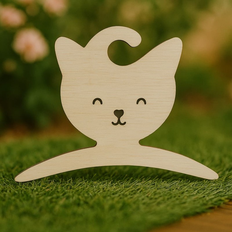 Wooden hanger Baby