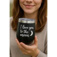 ENGRAVE ON ALOUMINIUM BLACK CUP
