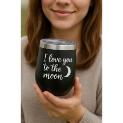 ENGRAVE ON ALOUMINIUM BLACK CUP
