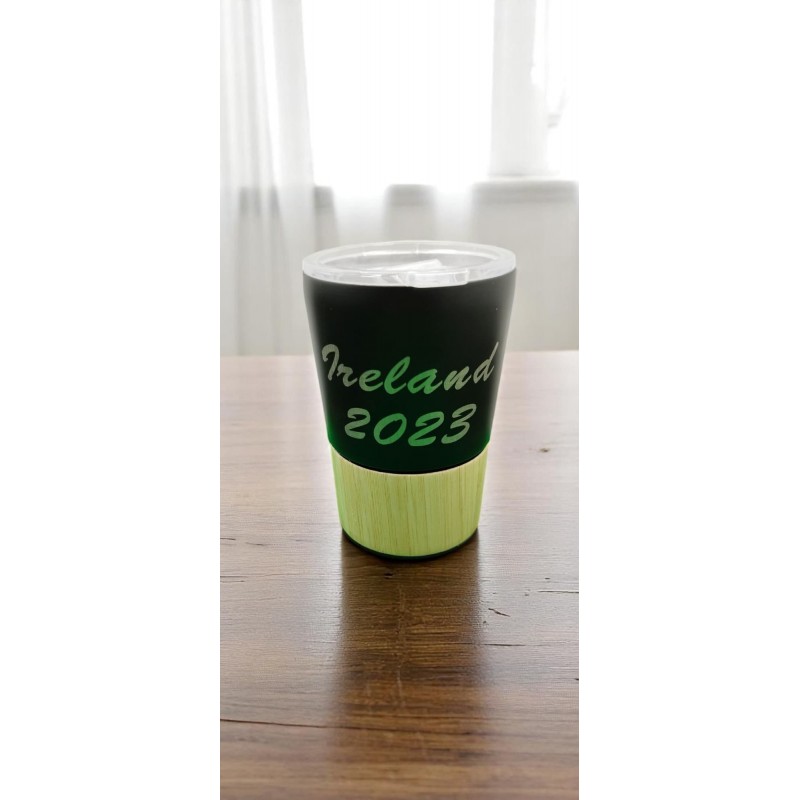 ENGRAVE ON ALOUMINIUM BLACK CUP