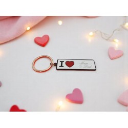 KEYCHAIN I LOVE .. WITH ENGRAVE KEYCHAIN I LOVE .. WITH ENGRAVE