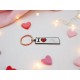 Keychain with engrave and I love