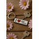 Keychain with engrave and I love