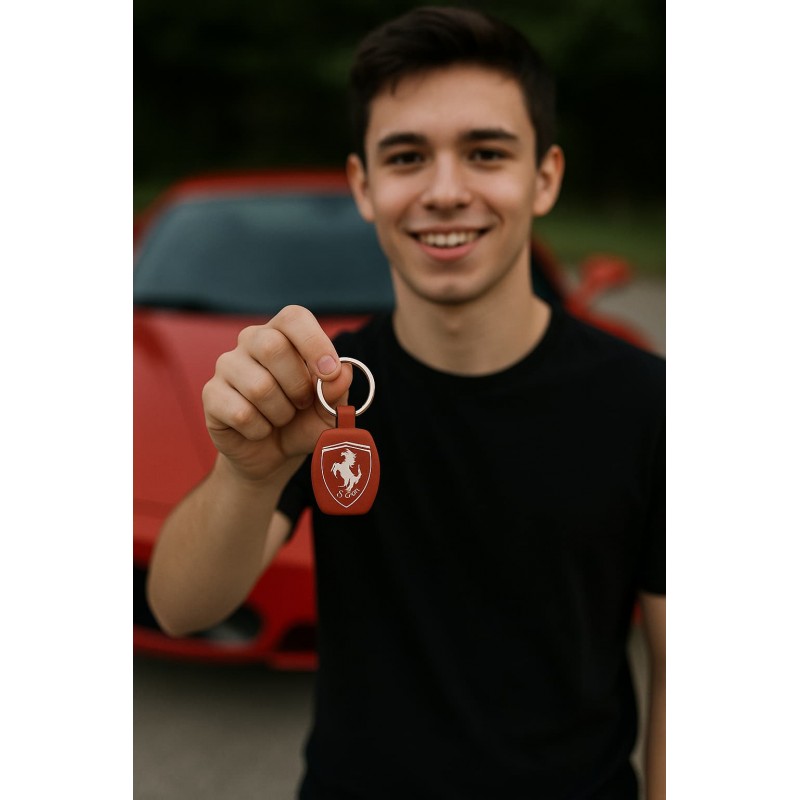 Red metal keychaini for engrave KEYCHAIN RED COLOUR .. WITH ENGRAVE