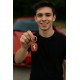 Red metal keychaini for engrave KEYCHAIN RED COLOUR .. WITH ENGRAVE