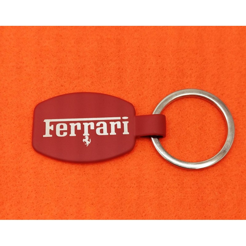 Red metal keychaini for engrave KEYCHAIN RED COLOUR .. WITH ENGRAVE