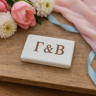 White Marble rectangle 7x5cm for Favor or Engraved Decorative Gift