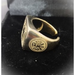 Bronze IC XC NIKA Ring with ARCHON Symbol