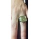 Cross and Decorative Motif Bronze Ring – WoodSweetWood Gold plated bronze ring with cross and decorative side engravings – WoodSweetWood