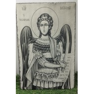 Taxiarhis Mihail  on slate engraving