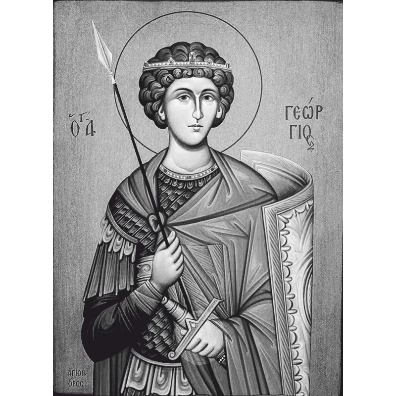Wooden plate with image of a Saint to use on memory cakes