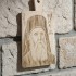 Agios Nektarios image on cutting board