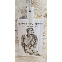 Praying Angel image on cutting board|Ν3 Praying Angel image on cutting board|Ν3