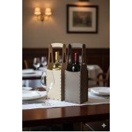 Carbon wood wine box