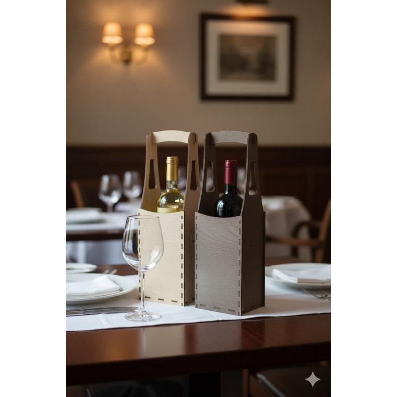 Carbon wood wine box, wine box, gift case wine box Carbon wood wine box choice of colour