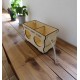Double honey wood box by birch wood