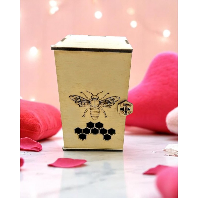 ΗΟΝΕΥ  WOODEN CASE 1 by birch wood