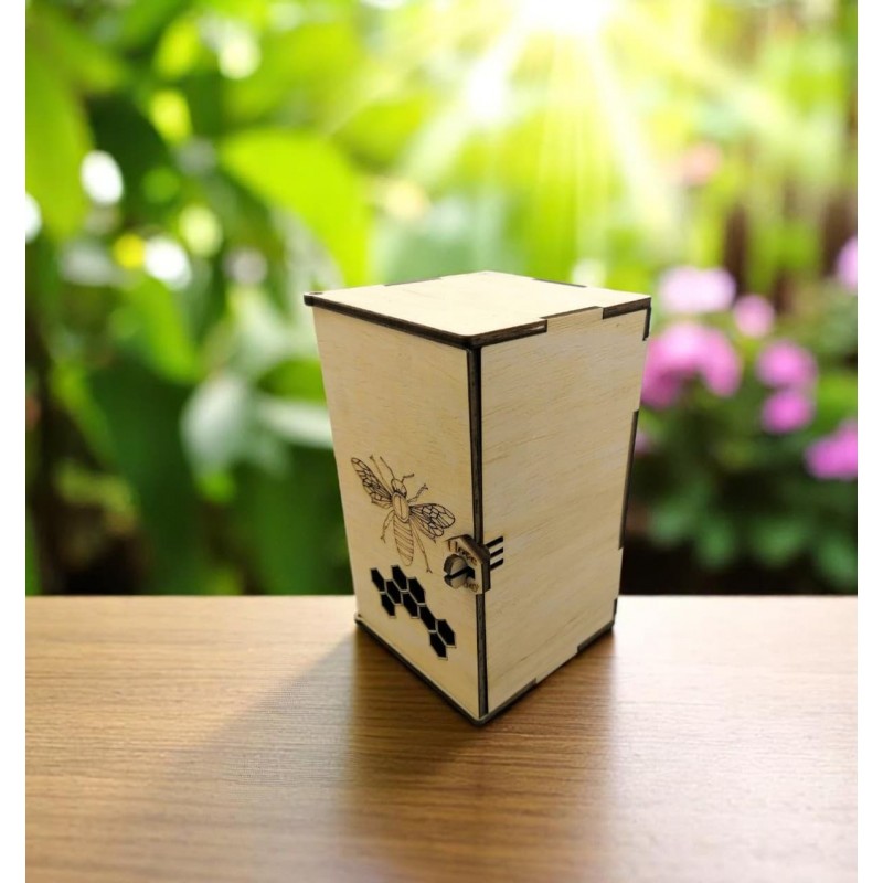 ΗΟΝΕΥ  WOODEN CASE 1 by birch wood