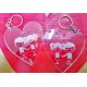 Keychain plexy glass   boy and girl