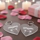 Keychain plexy glass   boy and girl