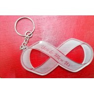 Keychain plexy glass ''forever"