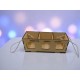 Trible  honey wood box by birch wood