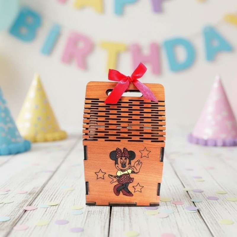 Wooden box Mickey by carbon wood