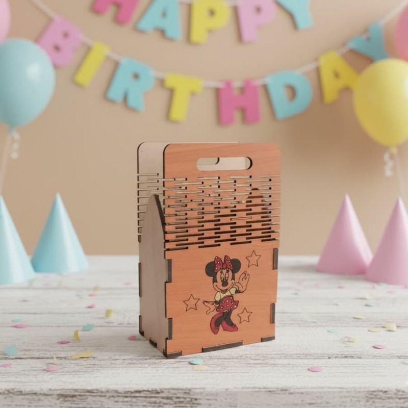 Wooden box Mickey by carbon wood