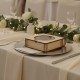 Wooden box with plexyglass cup, marriage gift box, wooden boxes for gifts Wooden box with plexiglass cup