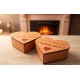 Wooden heart box by carbon wood