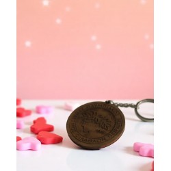 Wooden Keychain "Olympiacos" – Handmade Fan Gift with Engraving