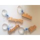 Wooden keychain with name , easy and low cost gifts for personal and profecional use 