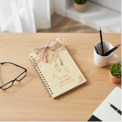 Wooden note book,ideal  for school gifts