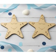 Wooden Sea star