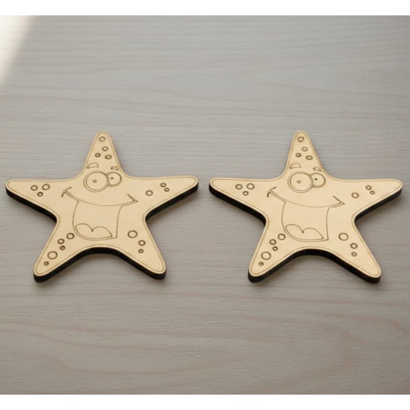 Sea star 2 by wood