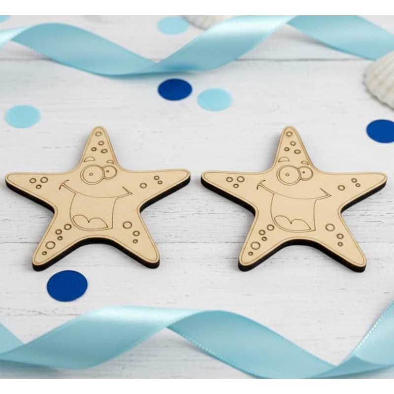 Sea star 2 by wood
