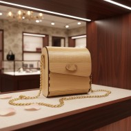 Wooden bag ELLIE BEIGE