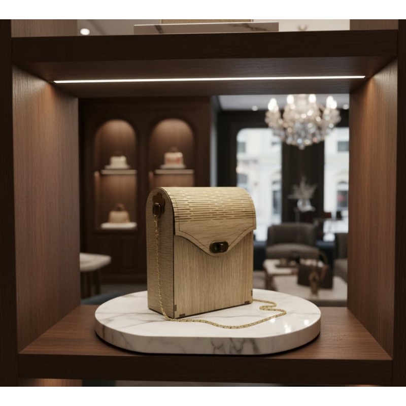 WOODEN BAG MARRY small size