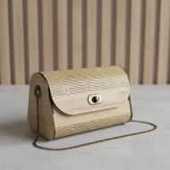 WOODEN BAG MIDDLE BEIGE WOODEN BAG MIDDLE BEIGE