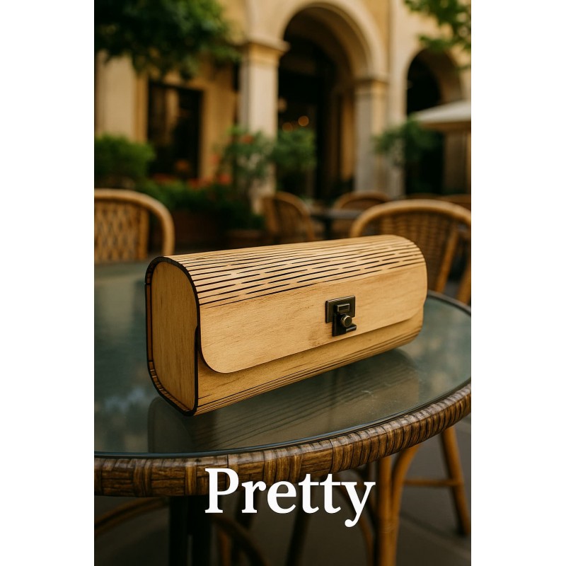 Wooden bag PRETTY No 1, handemade clutch bag, wooden, bag, woman bag, tourism, greece art Wooden bag PRETTY No 1,handmade wooden clutch bag, eco friednly products, woodsweetwood