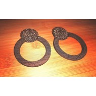 Wooden earrings