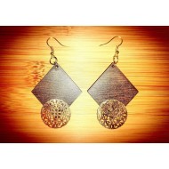 Wooden earrings