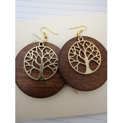 Wooden earrings Wooden earrings