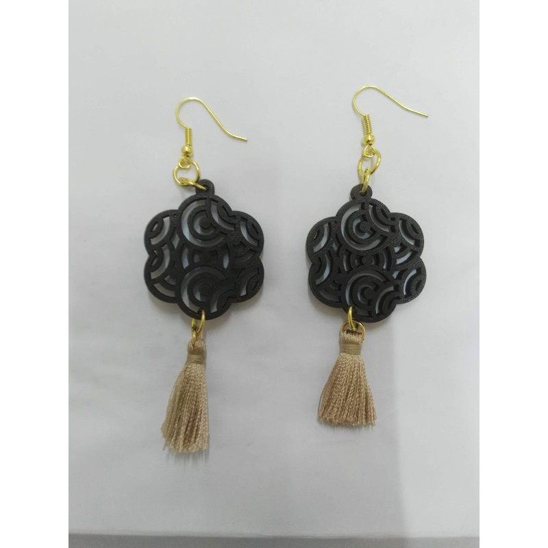 Wooden earrings