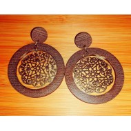 Wooden earrings