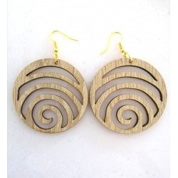 Wooden earrings
