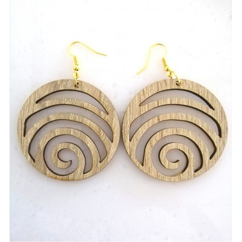 Wooden earrings
