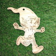 Wooden tree craft Elf 8