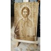 Saint and Holly Father wood images